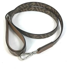 Fendi-Fendi Zucca Dog Lead-Brown