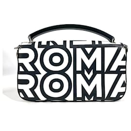 Fendi-Sac à téléphone Fendi Baguette-Noir,Blanc