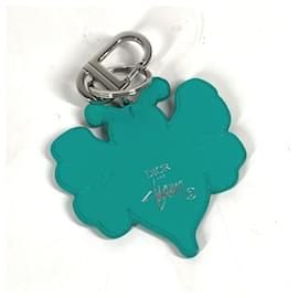 Christian Dior-Christian Dior x STUSSY BEE Bag Charm Key Ring Holder-Green,Yellow