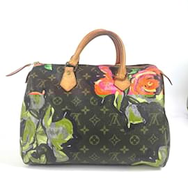 Louis Vuitton-Bolsa Boston Mini Speedy 30 Monograma Rosa Louis Vuitton-Marrom,Rosa