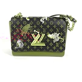 Louis Vuitton-Louis Vuitton Monogram Catgram Cat Sack Twist MM Bag-Brown