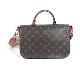 Louis Vuitton-Bolsa Tote Vaugirard PM Monograma Louis Vuitton-Marrom,Vermelho