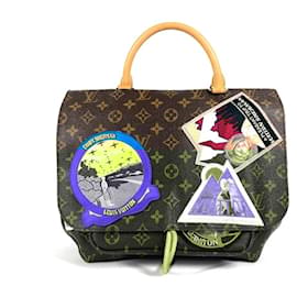 Louis Vuitton-Bolsa mensageiro de câmera Cindy Sherman Monogram Louis Vuitton-Marrom