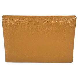 Bicolor Geldbörse Calvi Duo Verso von Hermès Pink Beige