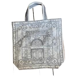 Dior-Personal seller Christian Dior tote bag-Silvery