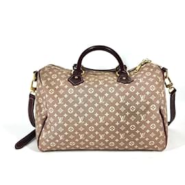Louis Vuitton-Louis Vuitton Monogram Idylle Speedy Bandouliere 30 Mini Boston Bag-Brown,Red