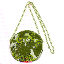 Dolce & Gabbana-Dolce & Gabbana Red Multi Floral Miss Glam Round Crossbody Bag-Multiple colors