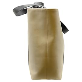 Lanvin-Lanvin Milk Canvas Ballade East West Shopper-Cream