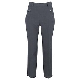 Maison Martin Margiela Maison Margiela Slim-Fit Cropped-Hosen aus grauem Polyester Grau