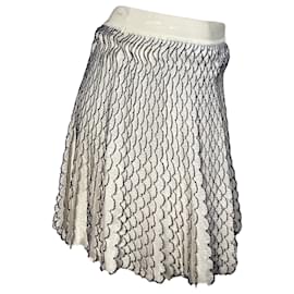 Loewe-Loewe Mini Skirt in White Viscose-White,Cream