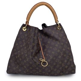 Louis Vuitton Monogram Canvas Artsy GM Schultertasche Braun