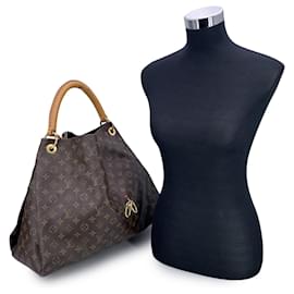 Louis Vuitton-Monogram Canvas Artsy GM Tote Shoulder Bag-Brown