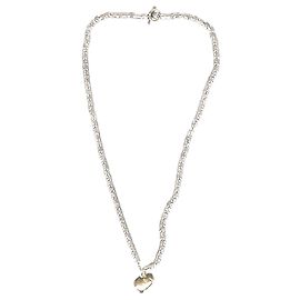 Collana Dodo Pomellato Bird Charm Granelli in metallo argento e oro Argento Metallico
