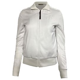 Fendi Track Jacket in White Cotton White Cream
