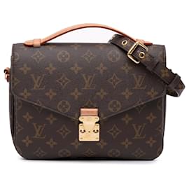 Louis Vuitton-Louis Vuitton Brown Monogram Pochette Metis-Brown