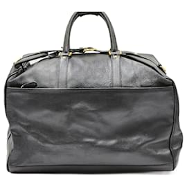 Gucci-Gucci Vintage Boston Travel Weekender Bag-Black