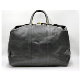 Gucci-Gucci Vintage Boston Travel Weekender Bag-Black