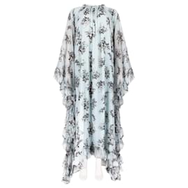 Erdem-Erdem Darance Floral Maxi Dress-Blue