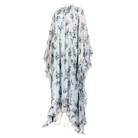 Erdem-Erdem Darance Floral Maxi Dress-Blue