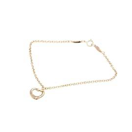 Tiffany & Co-Pulseira charm em ouro rosa Tiffany Open Heart-Dourado