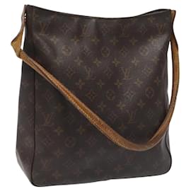 Louis Vuitton-LOUIS VUITTON Monogram Looping GM Shoulder Bag M51145 LV Auth EC324-Monogram