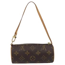 Louis Vuitton-LOUIS VUITTON Monogram Papillon Pouch LV Auth sw068-Monogram