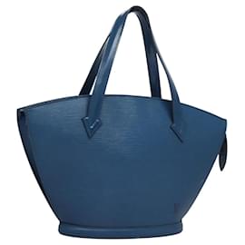 Louis Vuitton-LOUIS VUITTON Epi Saint Jacques Shoulder Bag Blue M52275 LV Auth ep7814-Blue