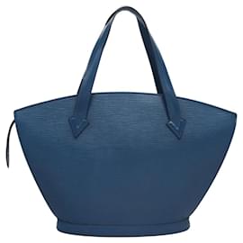 Louis Vuitton-LOUIS VUITTON Epi Saint Jacques Shoulder Bag Blue M52275 LV Auth ep7814-Blue