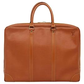 Louis Vuitton-LOUIS VUITTON Epi Porte Documents Voyage Business Bag Brown M54478 Auth IN003-Brown