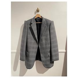 Balenciaga-BALENCIAGA Jackets T.International XL Wool-Grey