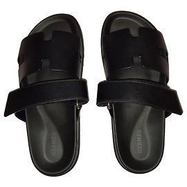 Chypre sandals Hermès Black