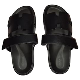 Hermès-Chypre sandals Hermès-Black