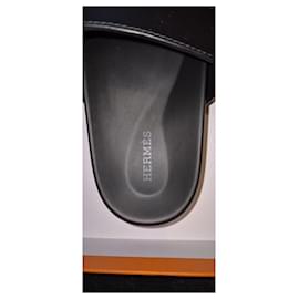 Hermès-Chypre sandals Hermès-Black
