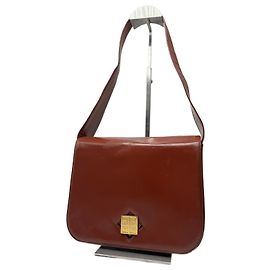 Sac en cuir vintage Givenchy 4G marron Marron