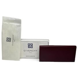 Porte-ID en cuir vintage Givenchy bordeaux Bordeaux