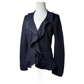 Vintage Courreges Paris Trench 38/M Navy blue