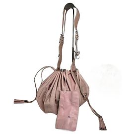 Bolsa de couro vintage Givenchy rosa Rosa
