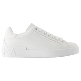 Dolce & Gabbana-Sneakers - Dolce&Gabbana - Leather - White-White