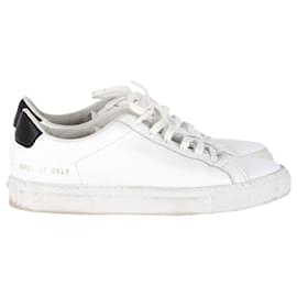 Autre Marque- Common Projects Achilles Low-Top Sneakers in White Leather-White,Cream