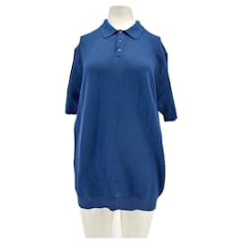 SéZane-SEZANE Polo shirts T.International XL Cotton-Navy blue