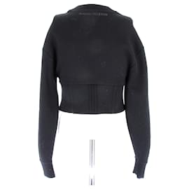 Alexander Mcqueen-ALEXANDER MCQUEEN Knitwear T.IT 38 Cotton-Black