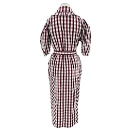 Autre Marque-LEE MATHEWS Dresses T.US 2 Cotton-Dark red