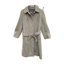 Abrigo Burberry de tweed gris Gris