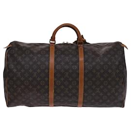 Louis Vuitton-LOUIS VUITTON Monogram Keepall 60 Boston Bag M41422 LV Auth EC404-Monogram