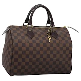 Louis Vuitton-LOUIS VUITTON Damier Ebene Speedy 30 Hand Bag N41364 LV Auth PP363SA-Other