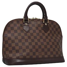 Louis Vuitton-LOUIS VUITTON Damier Ebene Alma Hand Bag N51131 LV Auth JB041-Other