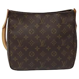 Louis Vuitton-LOUIS VUITTON Monogram Looping MM Shoulder Bag M51146 LV Auth sw135-Monogram