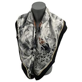 Burberry Silk Scarf Multicolor 90x90cm Multiple colors