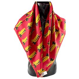 Burberry Silk Scarf Multicolor 90x90cm Multiple colors