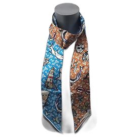 Sciarpa Burberry in seta multicolore Multicolore
